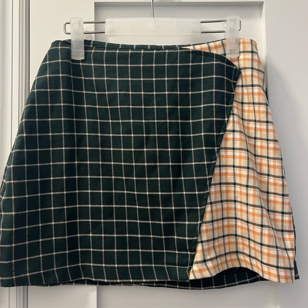 Urban outfitters plaid skirt